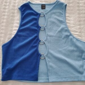 Shein blue top size large